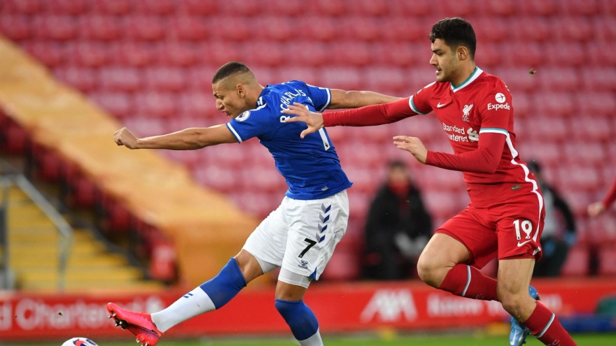 Chấm điểm Liverpool 0-2 Everton: Ozan Kabak lại gây thất vọng